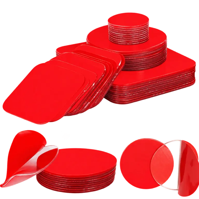 Custom die-cut adhesive shapes