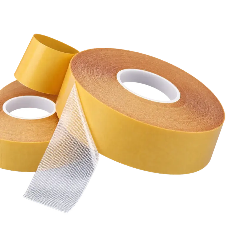 Mesh-carrier carpet tape