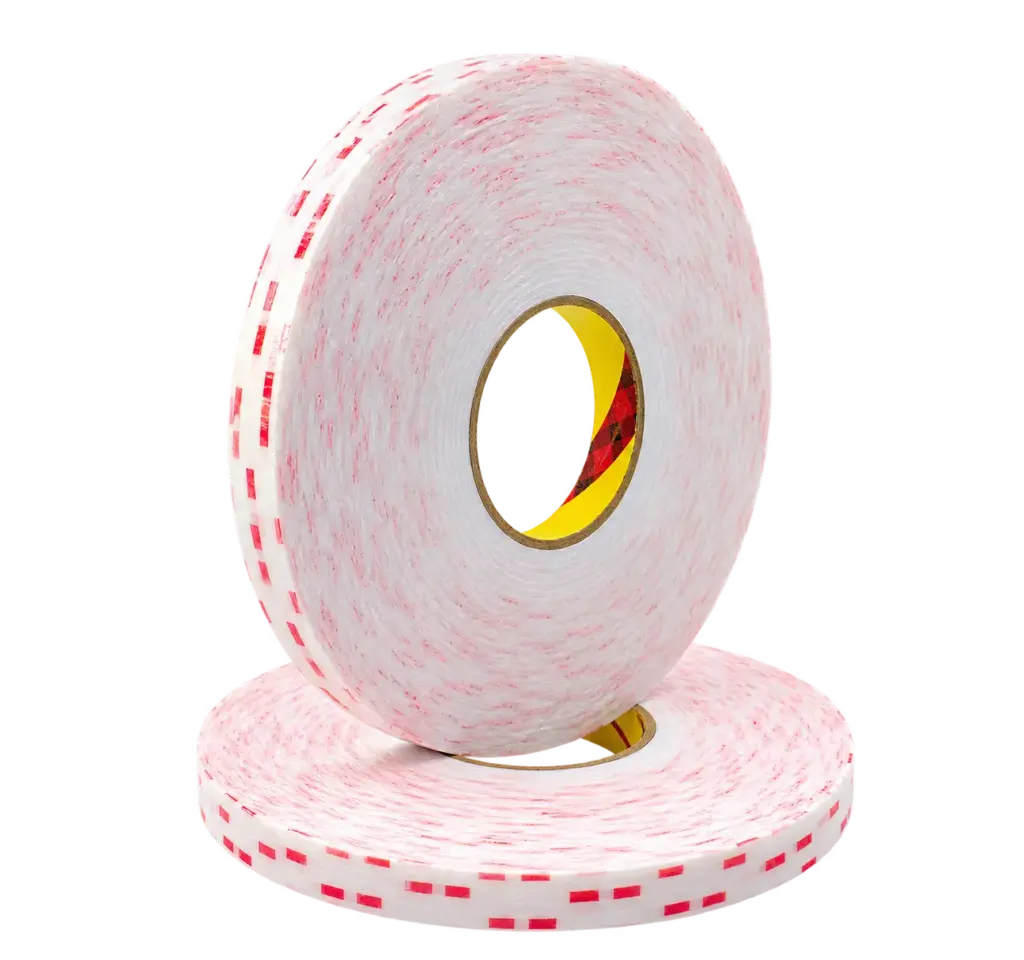 White 1.1 mm foam bonding tape — Tormays