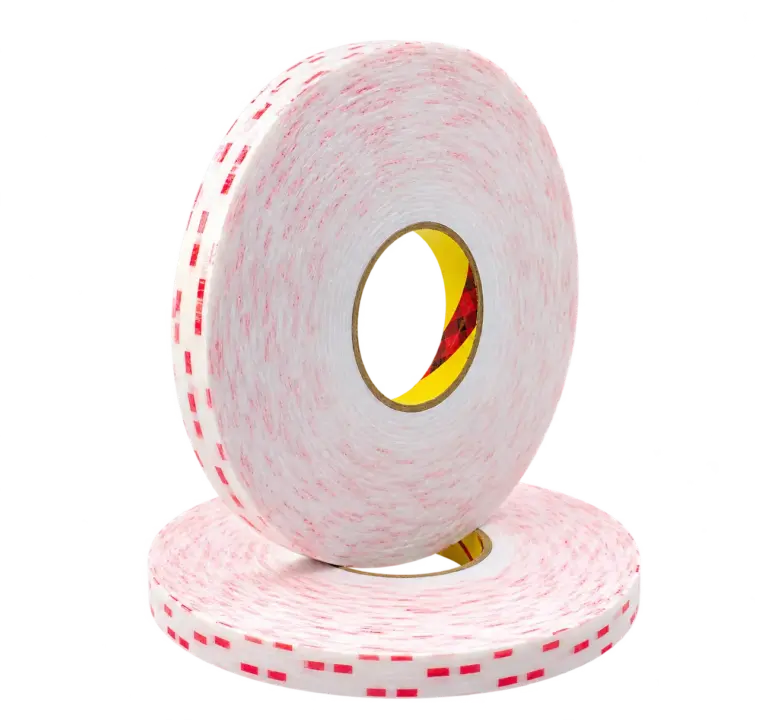 White 1.1 mm foam bonding tape