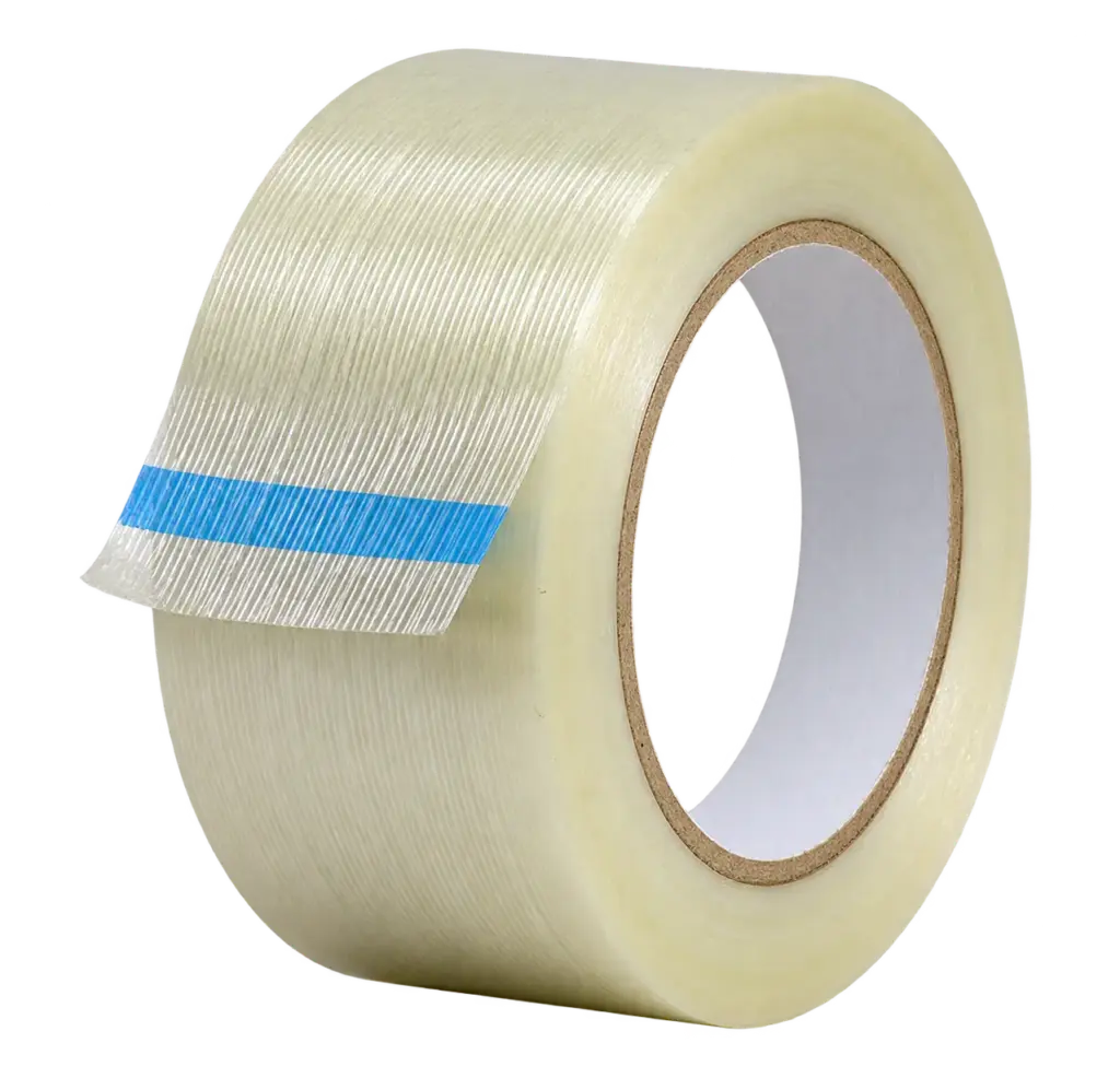 Clear straight-filament fixing tape — Tormays
